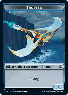 Bird // Thopter Double-Sided Token [Starter Commander Decks] | Good Games Morley