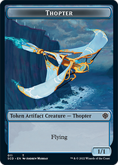 Bird // Thopter Double-Sided Token [Starter Commander Decks] | Good Games Morley