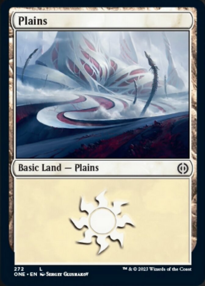 Plains (272) [Phyrexia: All Will Be One] | Good Games Morley