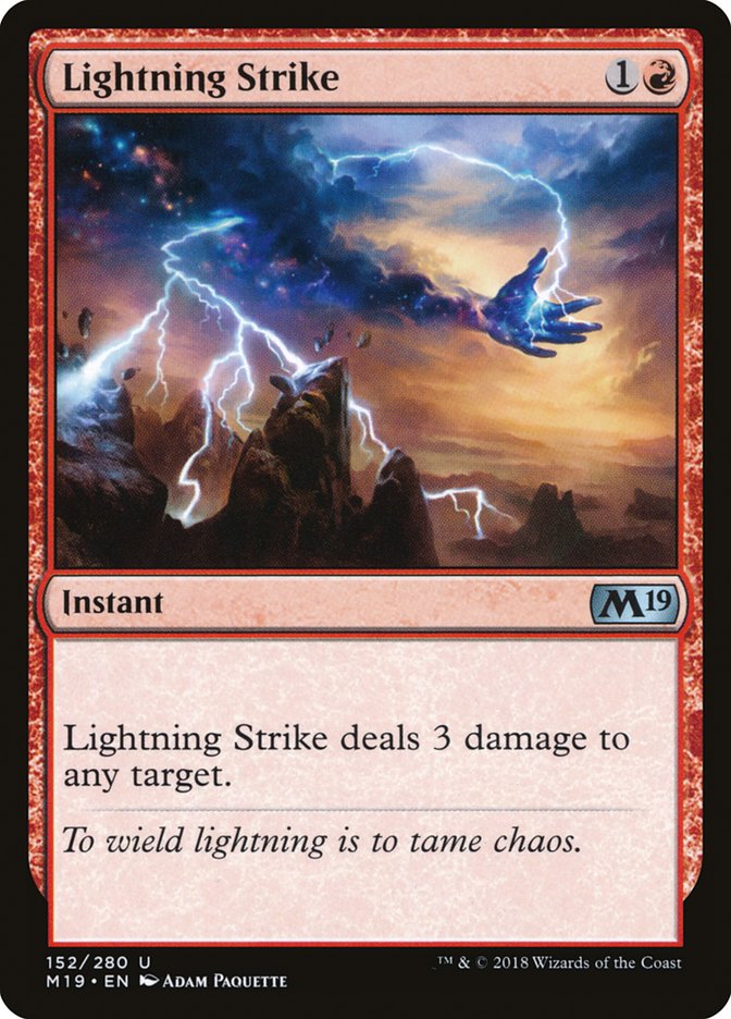 Lightning Strike [Core Set 2019] | Good Games Morley