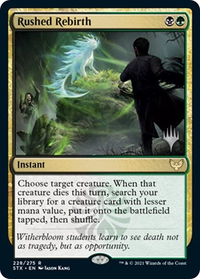 Rushed Rebirth (Promo Pack) [Strixhaven: School of Mages Promos] | Good Games Morley
