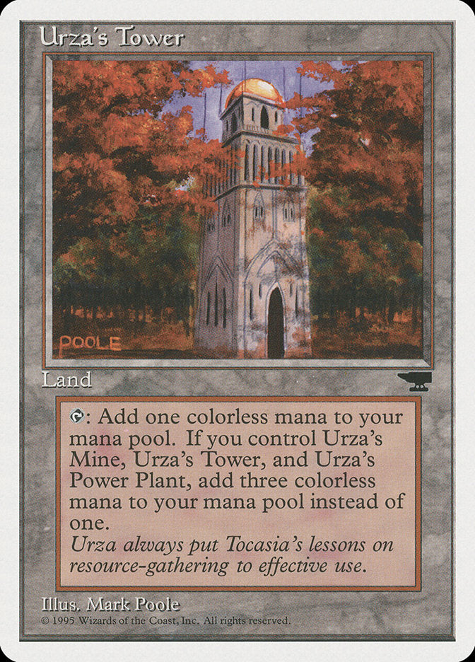 Urza's Tower (Autumn Leaves) [Chronicles] | Good Games Morley