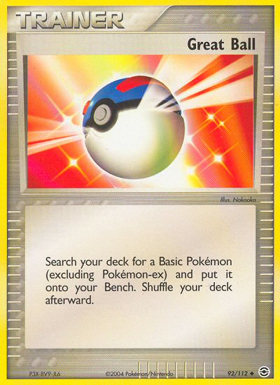 Great Ball (92/112) [EX: FireRed & LeafGreen] | Good Games Morley