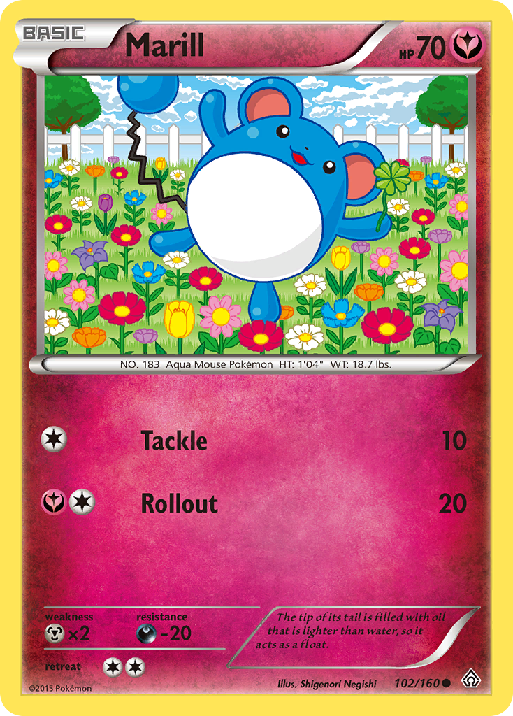 Marill (102/160) [XY: Primal Clash] | Good Games Morley