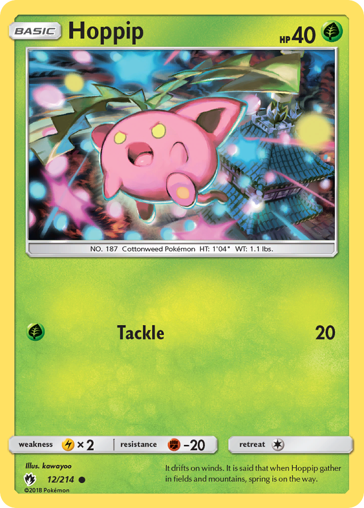 Hoppip (12/214) [Sun & Moon: Lost Thunder] | Good Games Morley