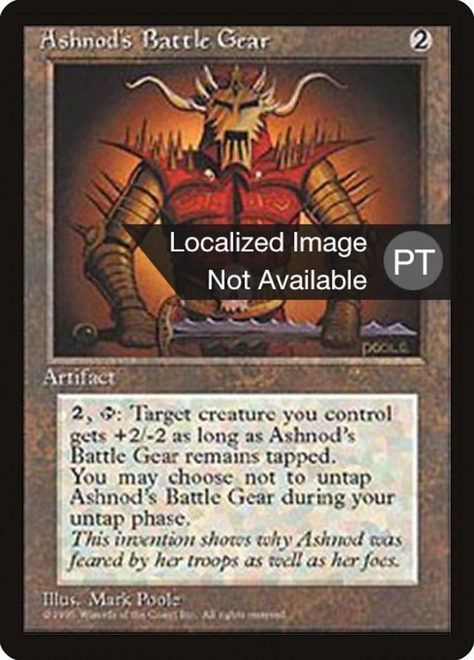 Ashnod's Battle Gear [Fourth Edition (Foreign Black Border)] | Good Games Morley