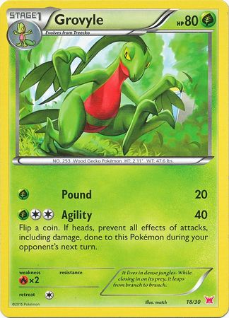 Grovyle (18/30) [XY: Trainer Kit 2 - Latias] | Good Games Morley