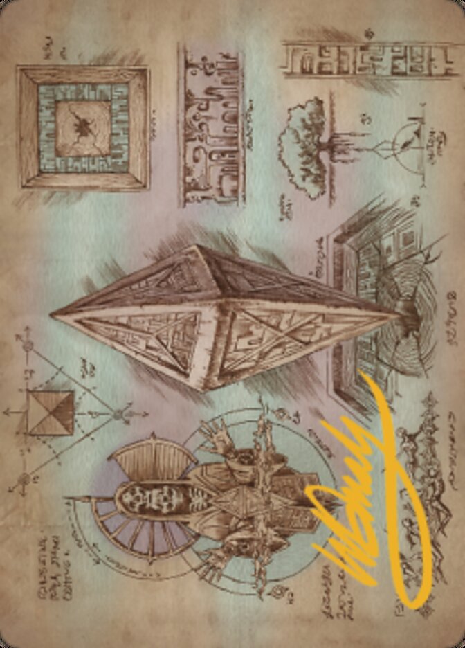 Keening Stone Art Card (Gold-Stamped Signature) [The Brothers' War Art Series] | Good Games Morley