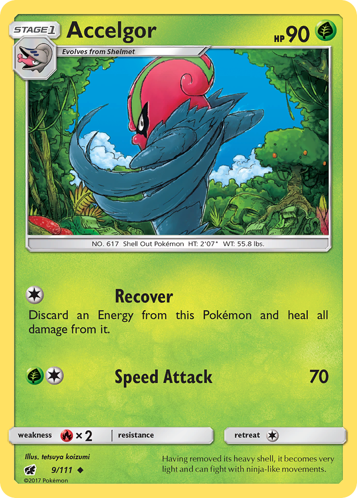 Accelgor (9/111) [Sun & Moon: Crimson Invasion] | Good Games Morley
