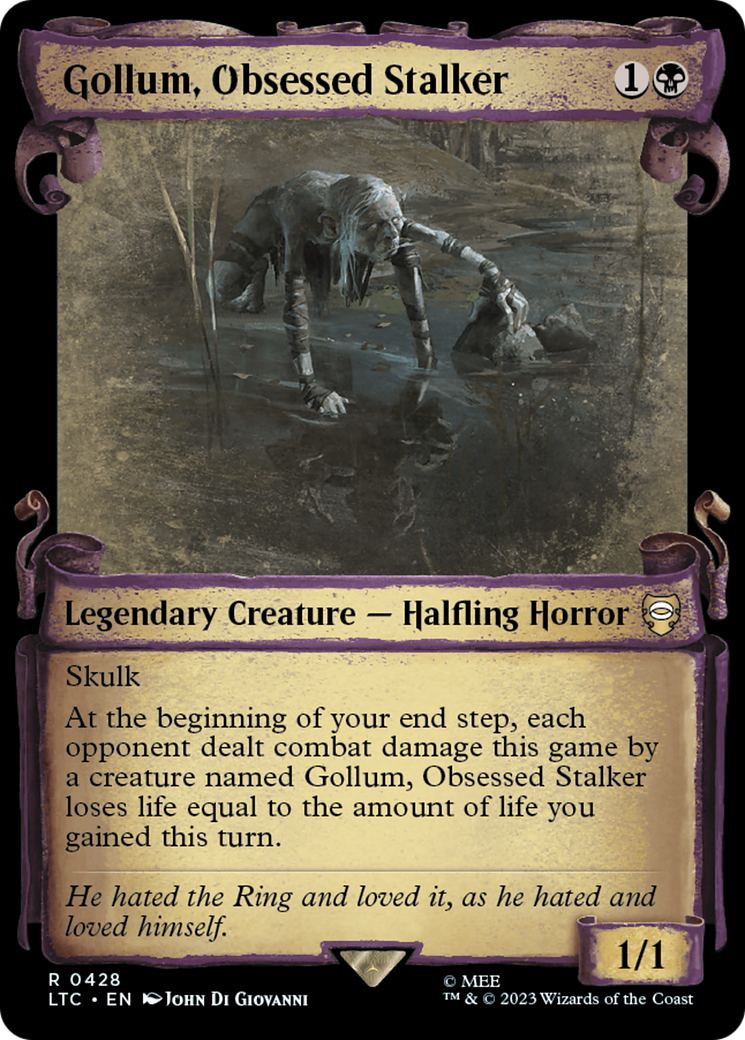 Gollum, Obsessed Stalker [The Lord of the Rings: Tales of Middle-Earth Commander Showcase Scrolls] | Good Games Morley