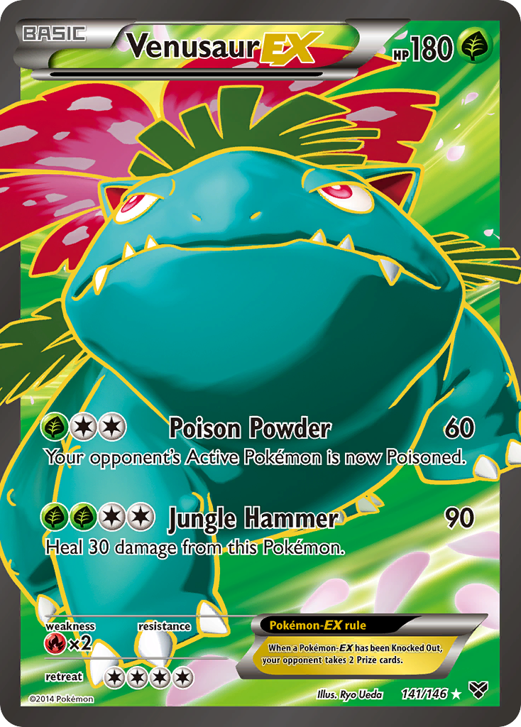 Venusaur EX (141/146) [XY: Base Set] | Good Games Morley