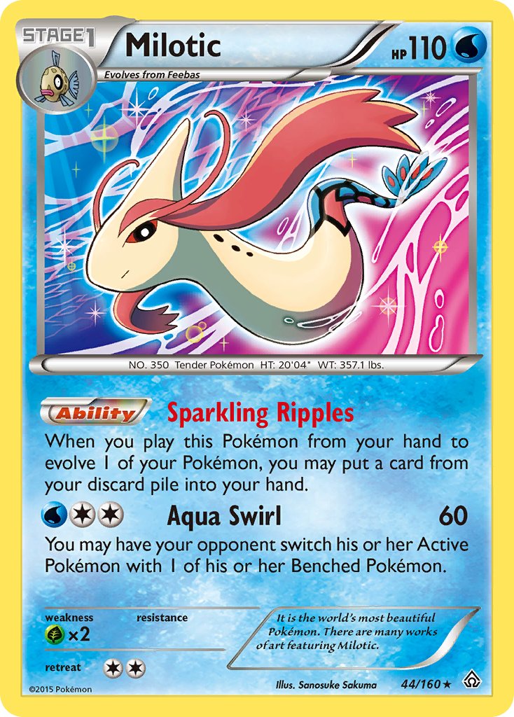 Milotic (44/160) (Theme Deck Exclusive) [XY: Primal Clash] | Good Games Morley