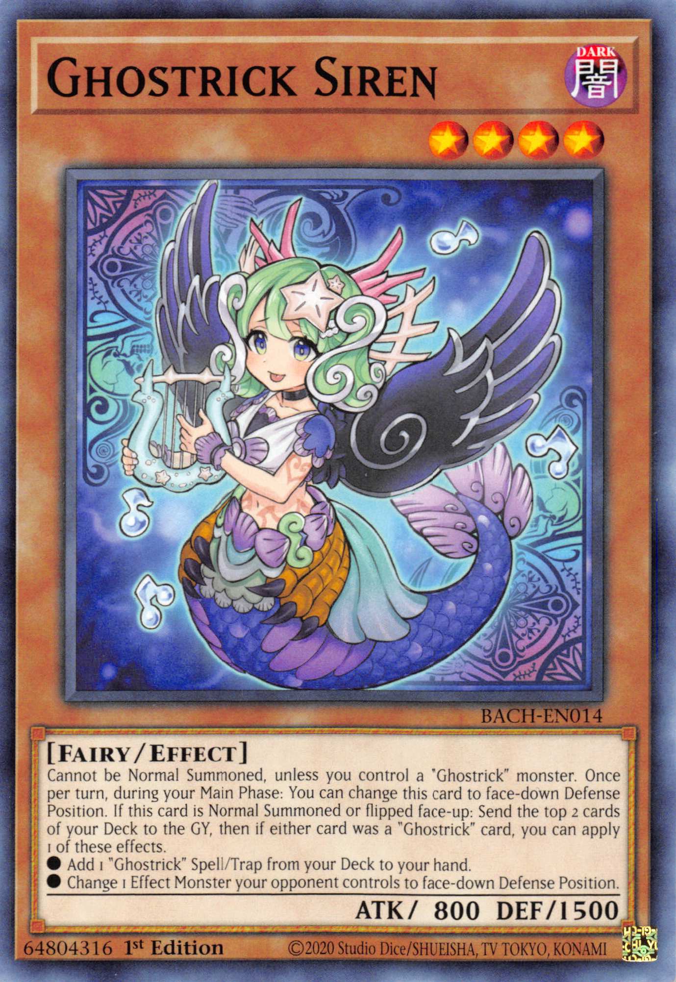 Ghostrick Siren [BACH-EN014] Common | Good Games Morley