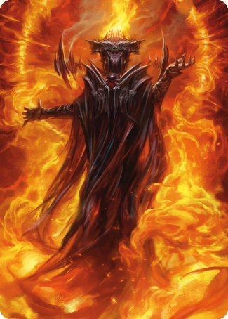 Sauron, the Dark Lord Art Card [The Lord of the Rings: Tales of Middle-earth Art Series] | Good Games Morley