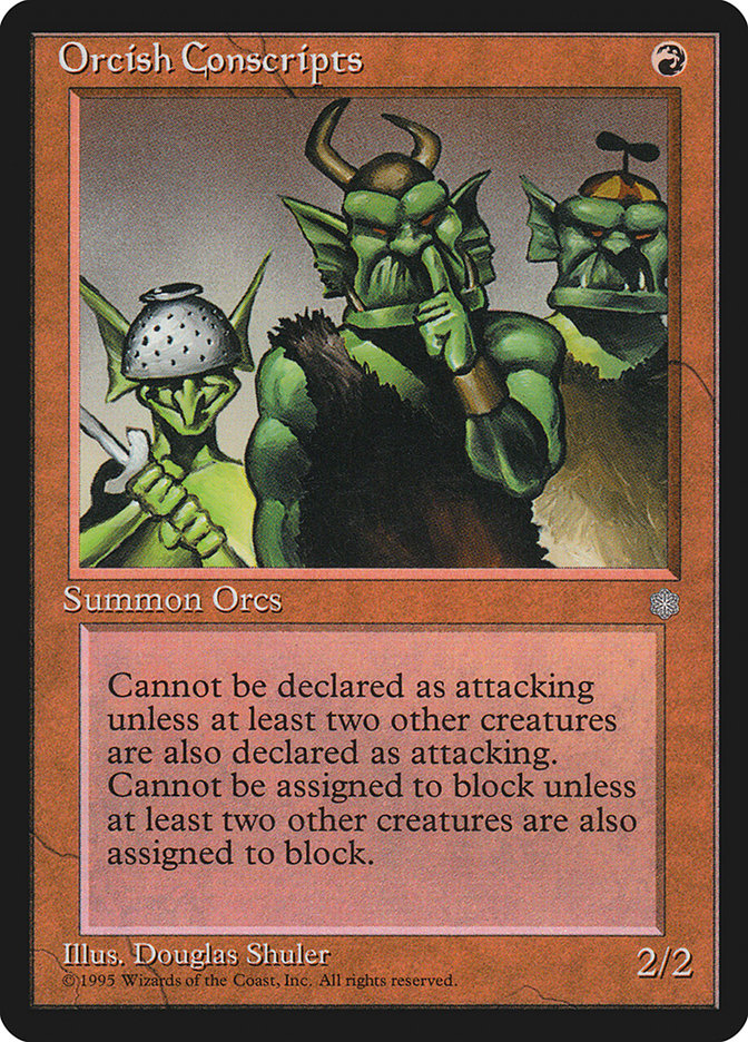 Orcish Conscripts [Ice Age] | Good Games Morley