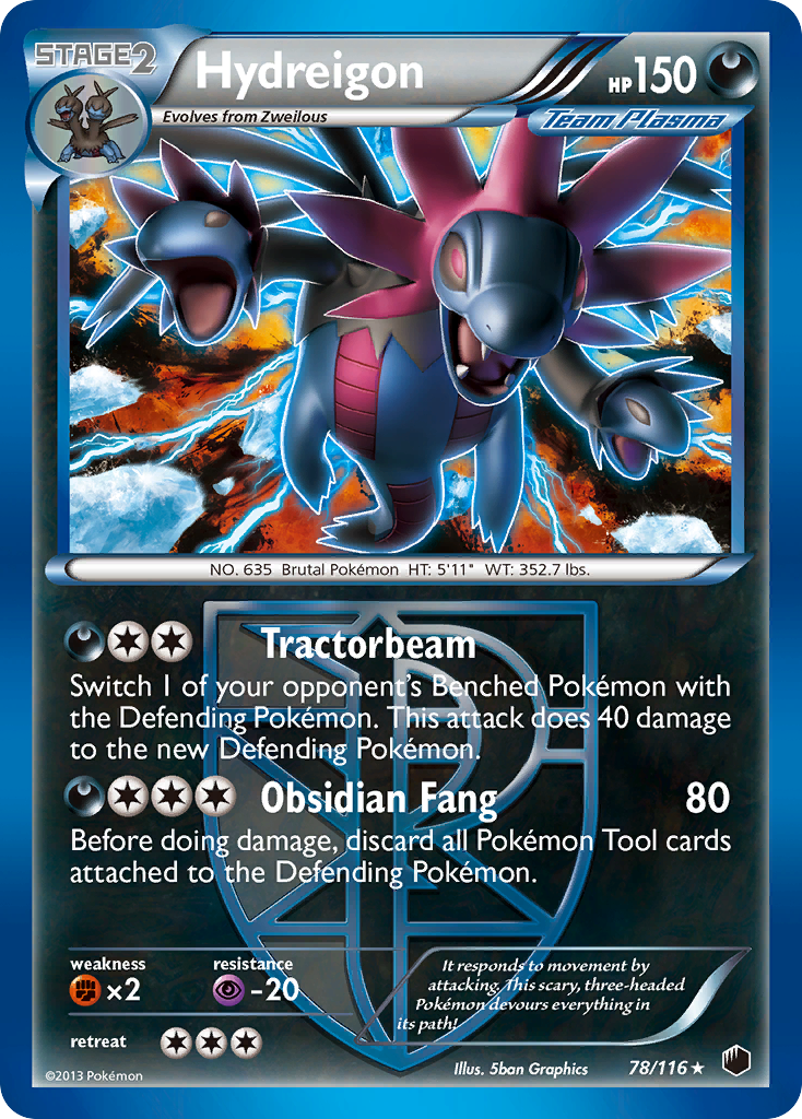 Hydreigon (78/116) [Black & White: Plasma Freeze] | Good Games Morley
