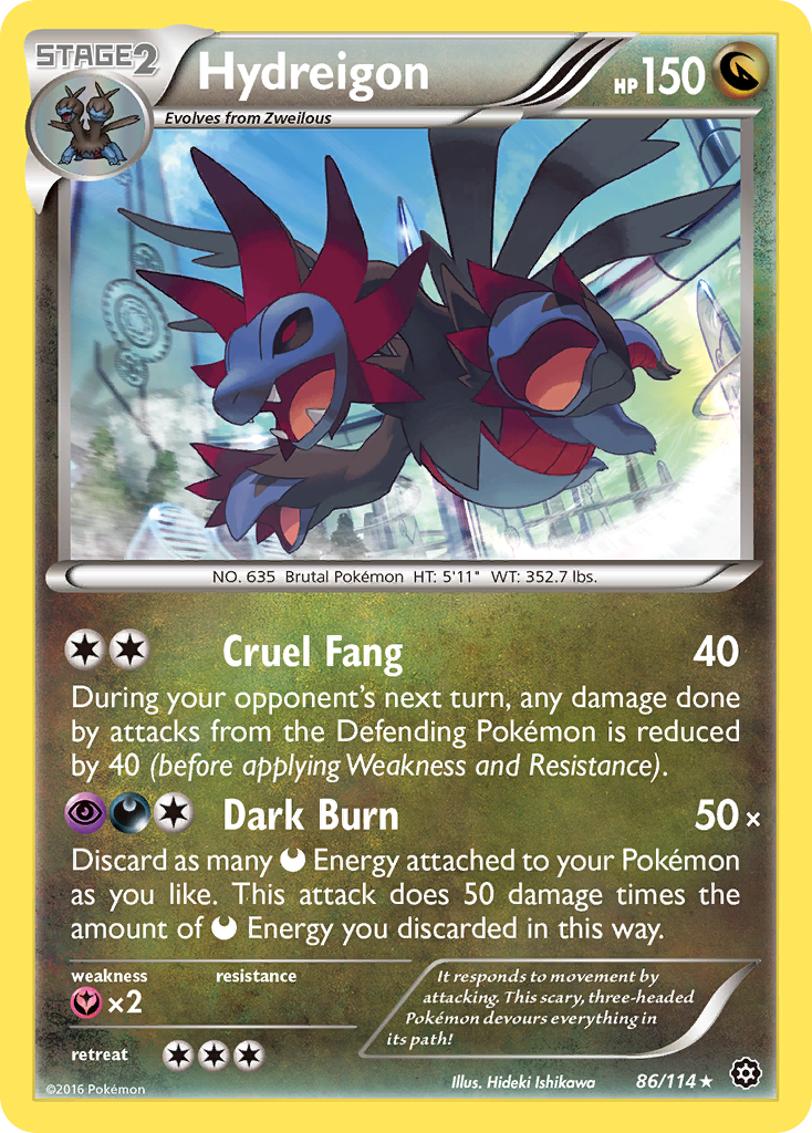 Hydreigon (86/114) [XY: Steam Siege] | Good Games Morley