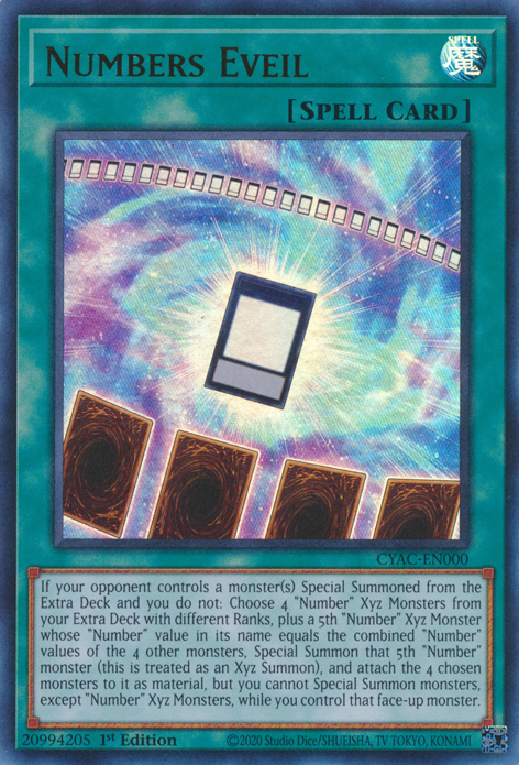 Numbers Eveil [CYAC-EN000] Ultra Rare | Good Games Morley