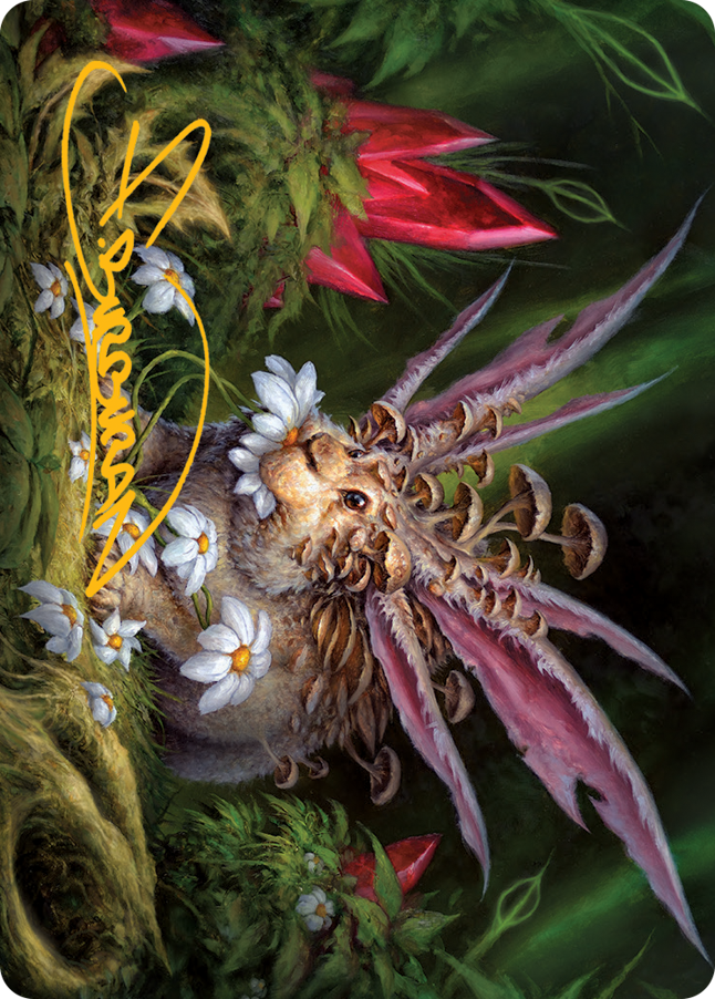 Placid Rottentail Art Card (Gold-Stamped Signature) [March of the Machine Art Series] | Good Games Morley