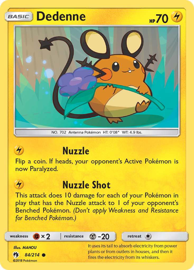 Dedenne (84/214) [Sun & Moon: Lost Thunder] | Good Games Morley
