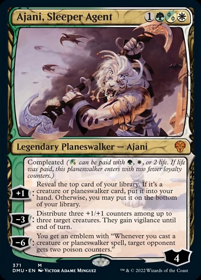 Ajani, Sleeper Agent (Showcase) [Dominaria United] | Good Games Morley