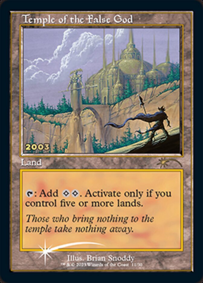 Temple of the False God [30th Anniversary Promos] | Good Games Morley