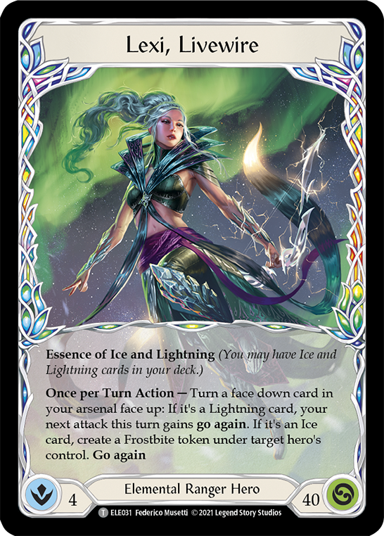 Lexi, Livewire // Rosetta Thorn [ELE031] (Tales of Aria)  1st Edition Normal | Good Games Morley