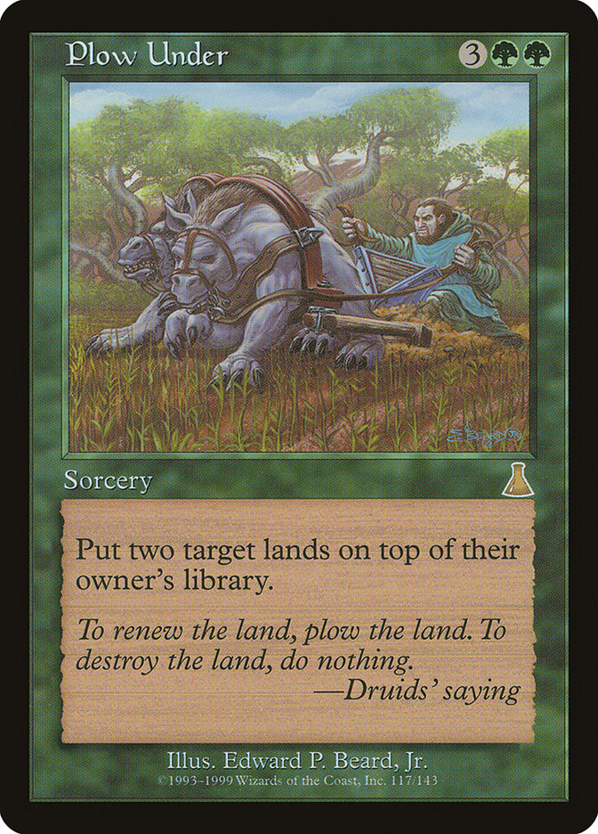 Plow Under [Urza's Destiny] | Good Games Morley