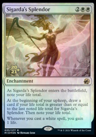 Sigarda's Splendor [Innistrad: Midnight Hunt Prerelease Promos] | Good Games Morley