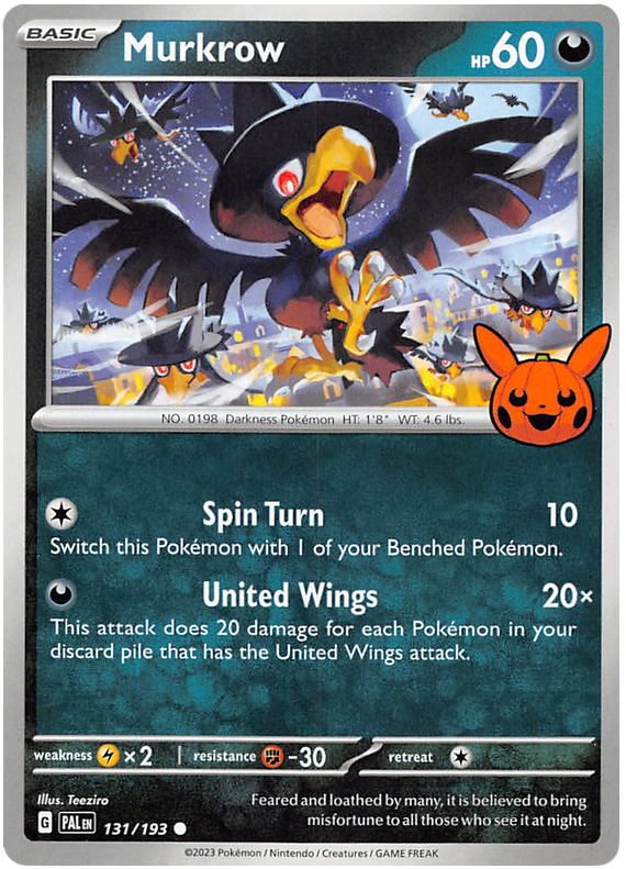 Murkrow (131/193) [Trick or Trade 2023] | Good Games Morley