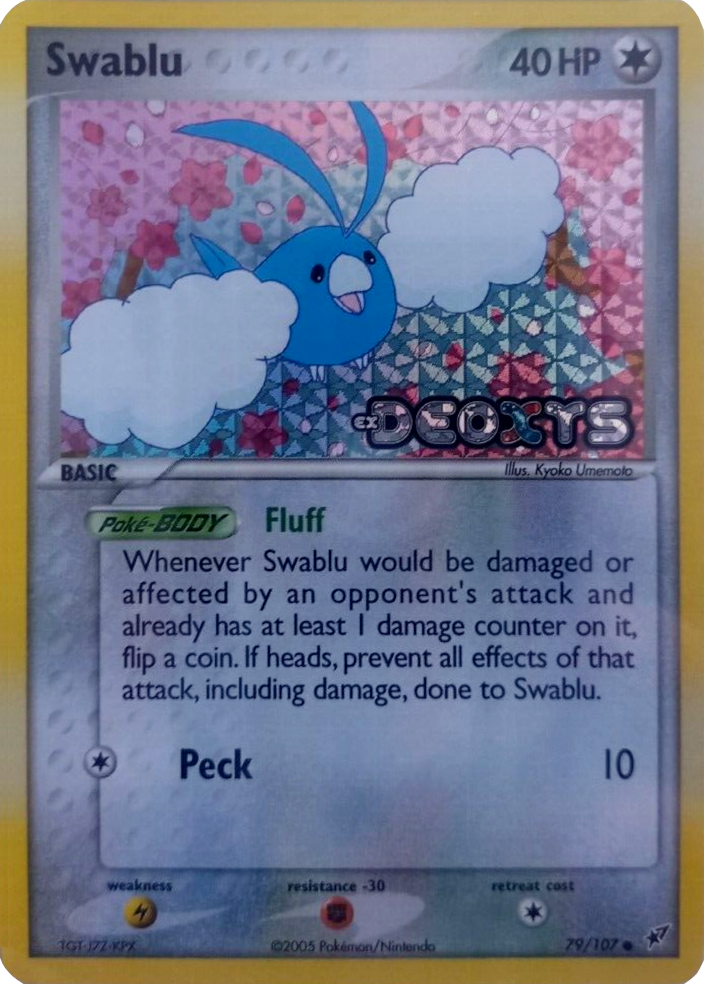 Swablu (79/107) (Stamped) [EX: Deoxys] | Good Games Morley