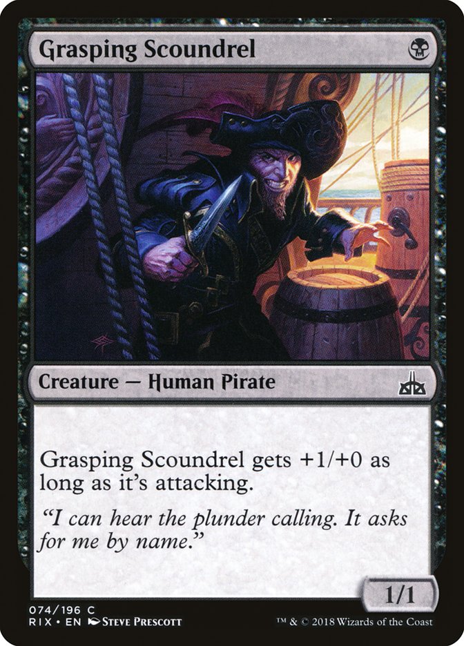 Grasping Scoundrel [Rivals of Ixalan] | Good Games Morley