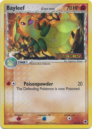 Bayleef (26/101) (Delta Species) (Stamped) [EX: Dragon Frontiers] | Good Games Morley