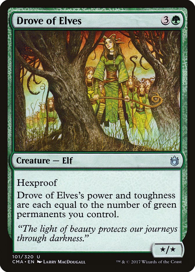 Drove of Elves [Commander Anthology] | Good Games Morley