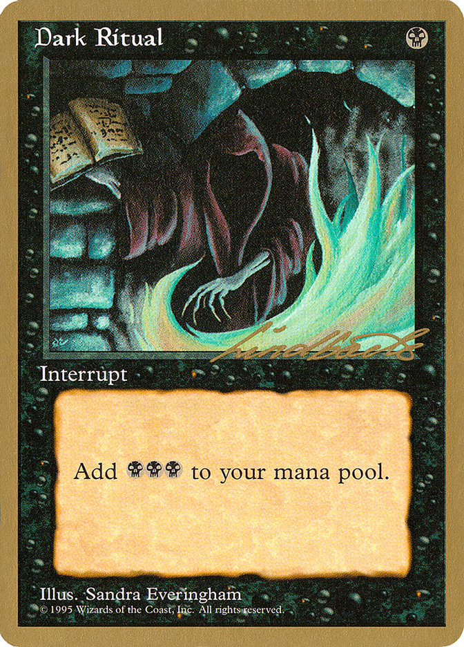 Dark Ritual (Leon Lindback) [Pro Tour Collector Set] | Good Games Morley