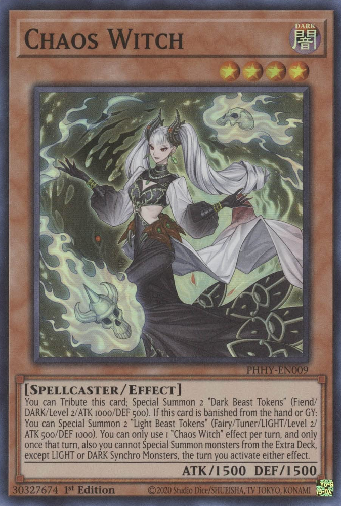 Chaos Witch [PHHY-EN009] Super Rare | Good Games Morley