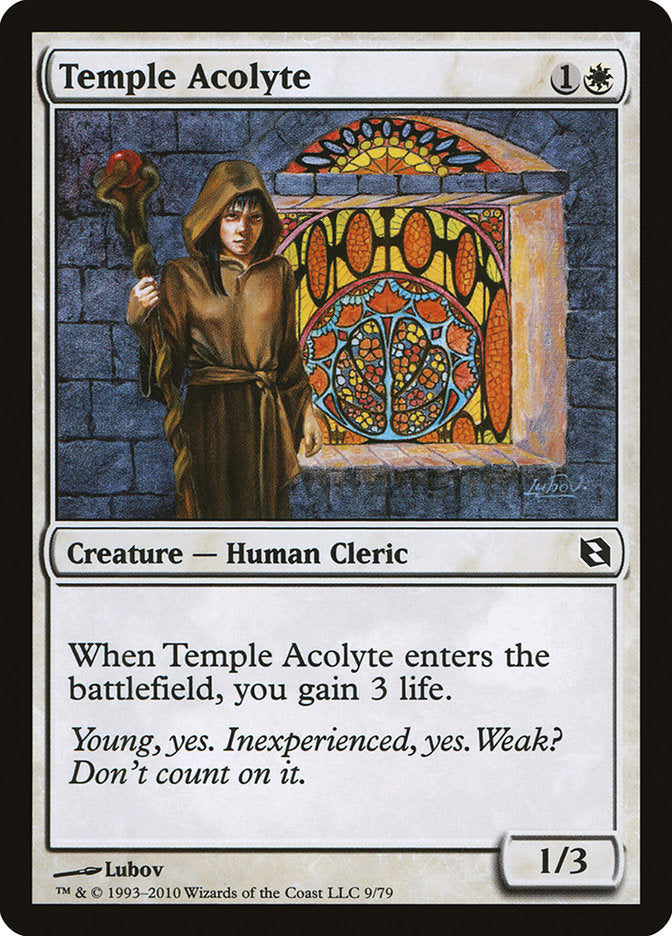 Temple Acolyte [Duel Decks: Elspeth vs. Tezzeret] | Good Games Morley