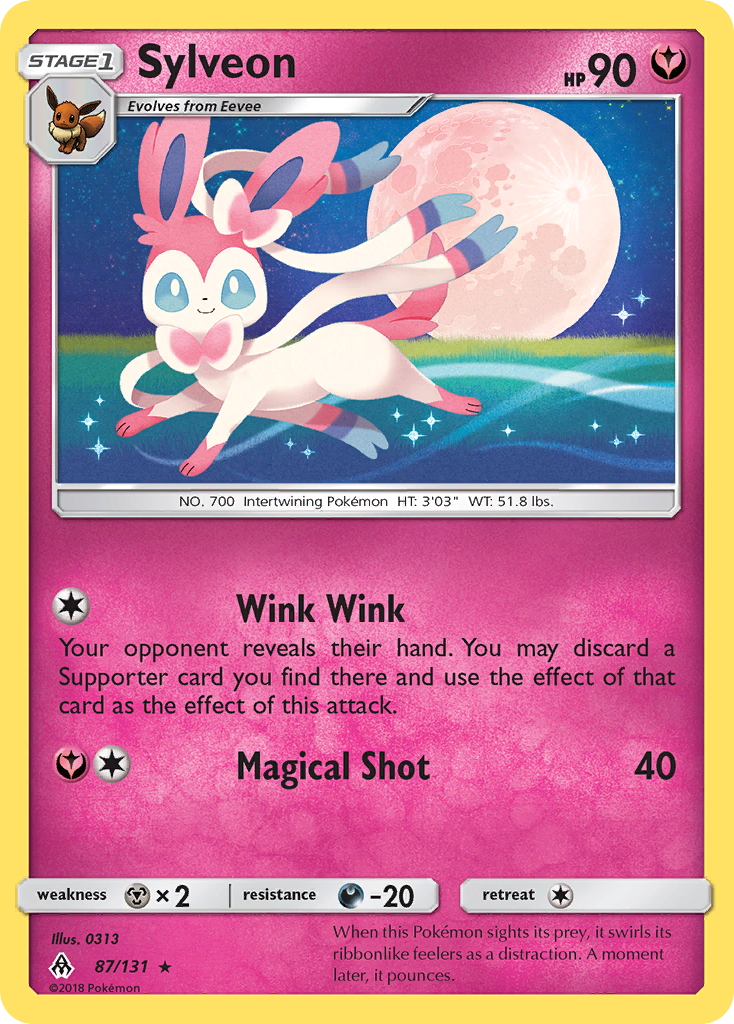 Sylveon (87/131) [Sun & Moon: Forbidden Light] | Good Games Morley