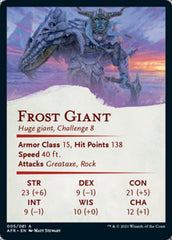 Frost Giant Art Card (Gold-Stamped Signature) [Dungeons & Dragons: Adventures in the Forgotten Realms Art Series] | Good Games Morley