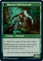 Weaver of Blossoms // Blossom-Clad Werewolf [Innistrad: Crimson Vow] | Good Games Morley