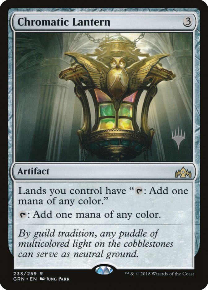 Chromatic Lantern (Promo Pack) [Guilds of Ravnica Promos] | Good Games Morley