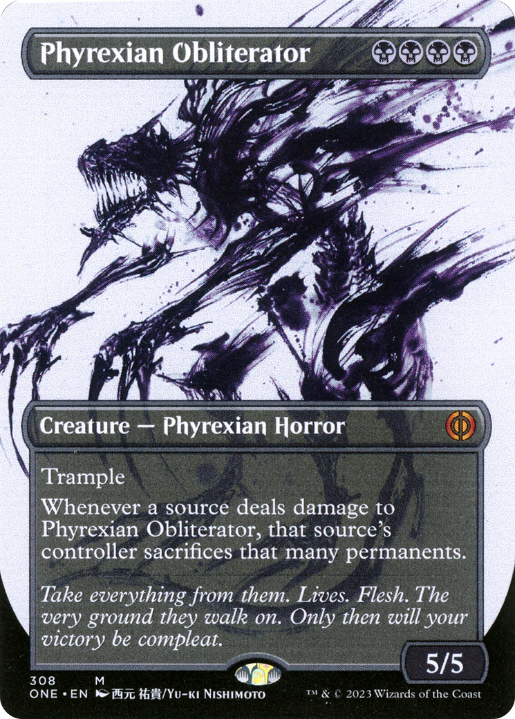 Phyrexian Obliterator (Borderless Ichor) [Phyrexia: All Will Be One] | Good Games Morley