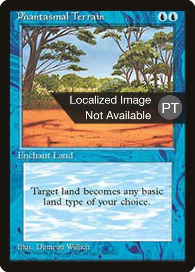 Phantasmal Terrain [Fourth Edition (Foreign Black Border)] | Good Games Morley