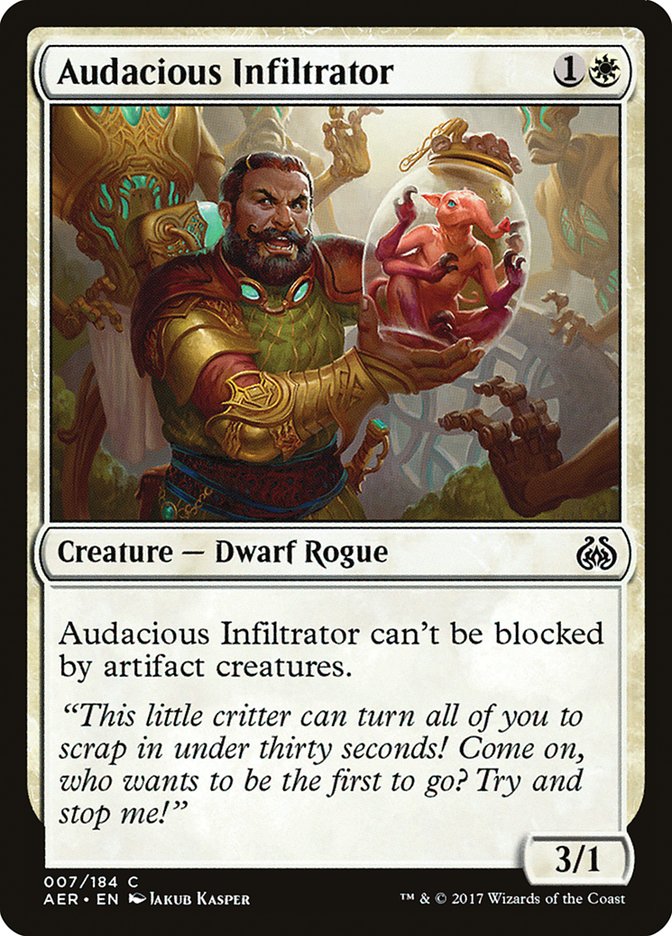 Audacious Infiltrator [Aether Revolt] | Good Games Morley