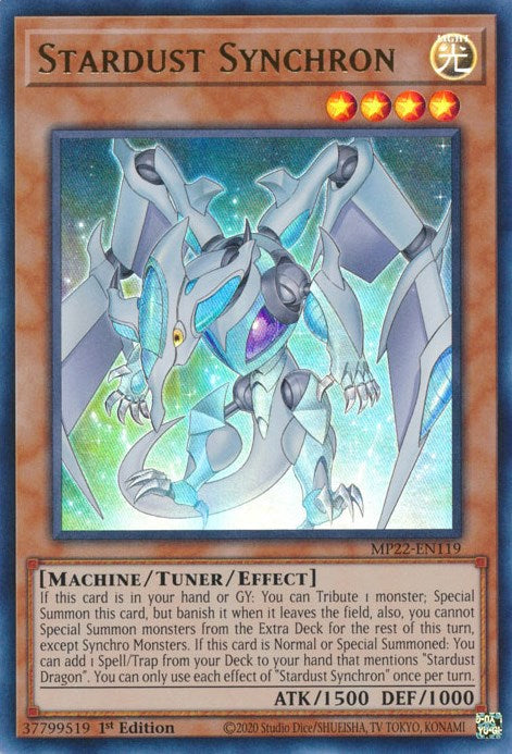 Stardust Synchron [MP22-EN119] Ultra Rare | Good Games Morley