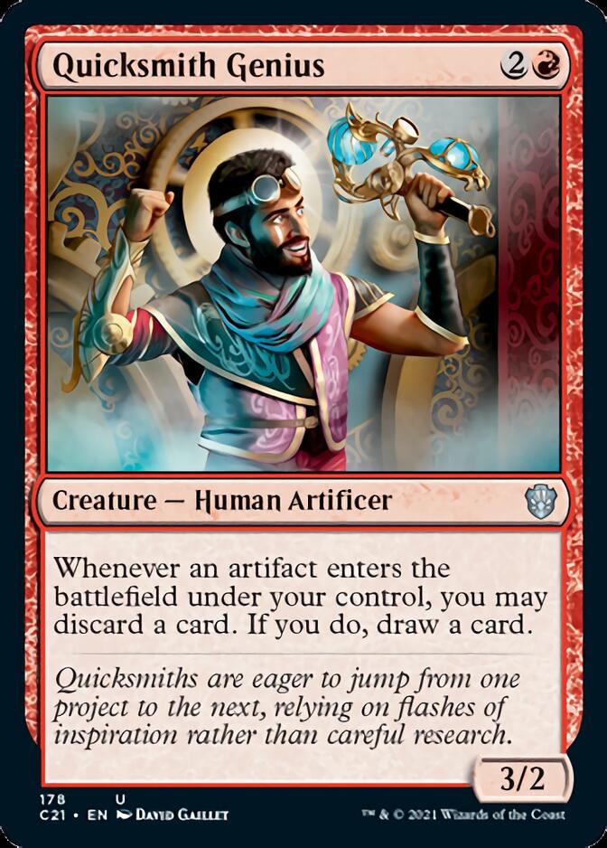 Quicksmith Genius [Commander 2021] | Good Games Morley