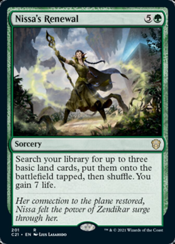 Nissa's Renewal [Commander 2021] | Good Games Morley