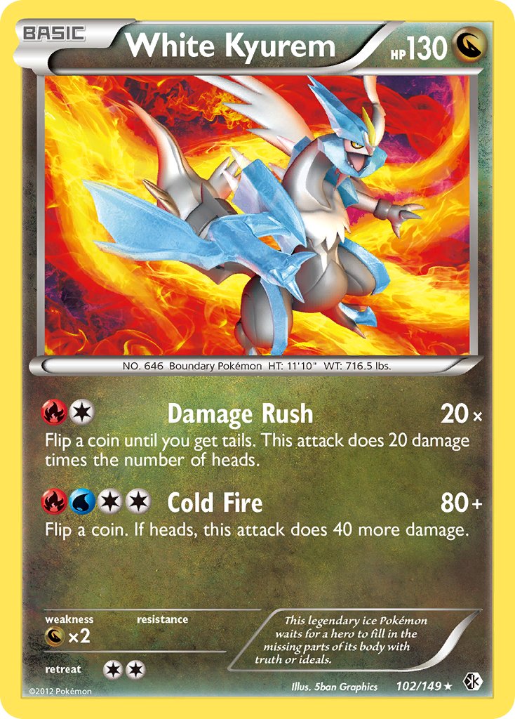 White Kyurem (102/149) (Theme Deck Exclusive) [Black & White: Boundaries Crossed] | Good Games Morley