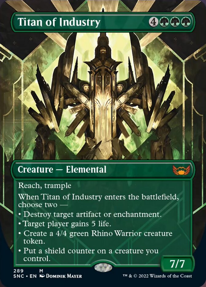 Titan of Industry (Borderless Alternate Art) [Streets of New Capenna] | Good Games Morley
