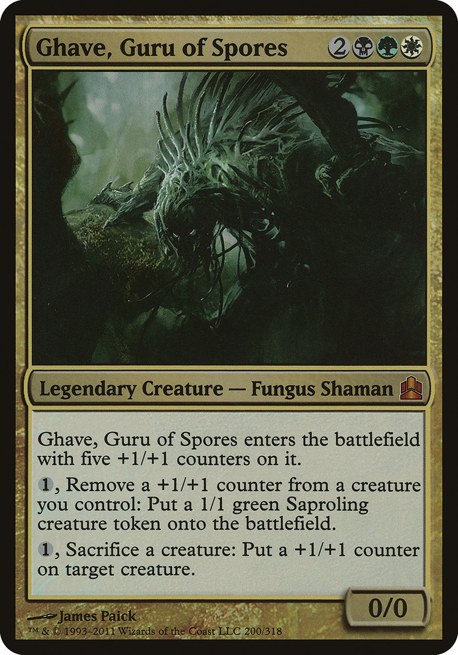 Ghave, Guru of Spores (Oversized) [Commander 2011 Oversized] | Good Games Morley